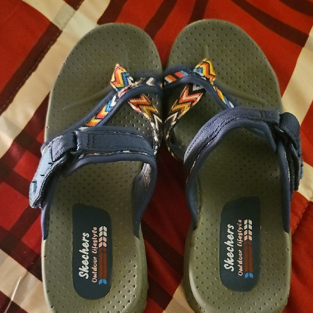 Skechers Outdoor Sandals with Colorful Straps